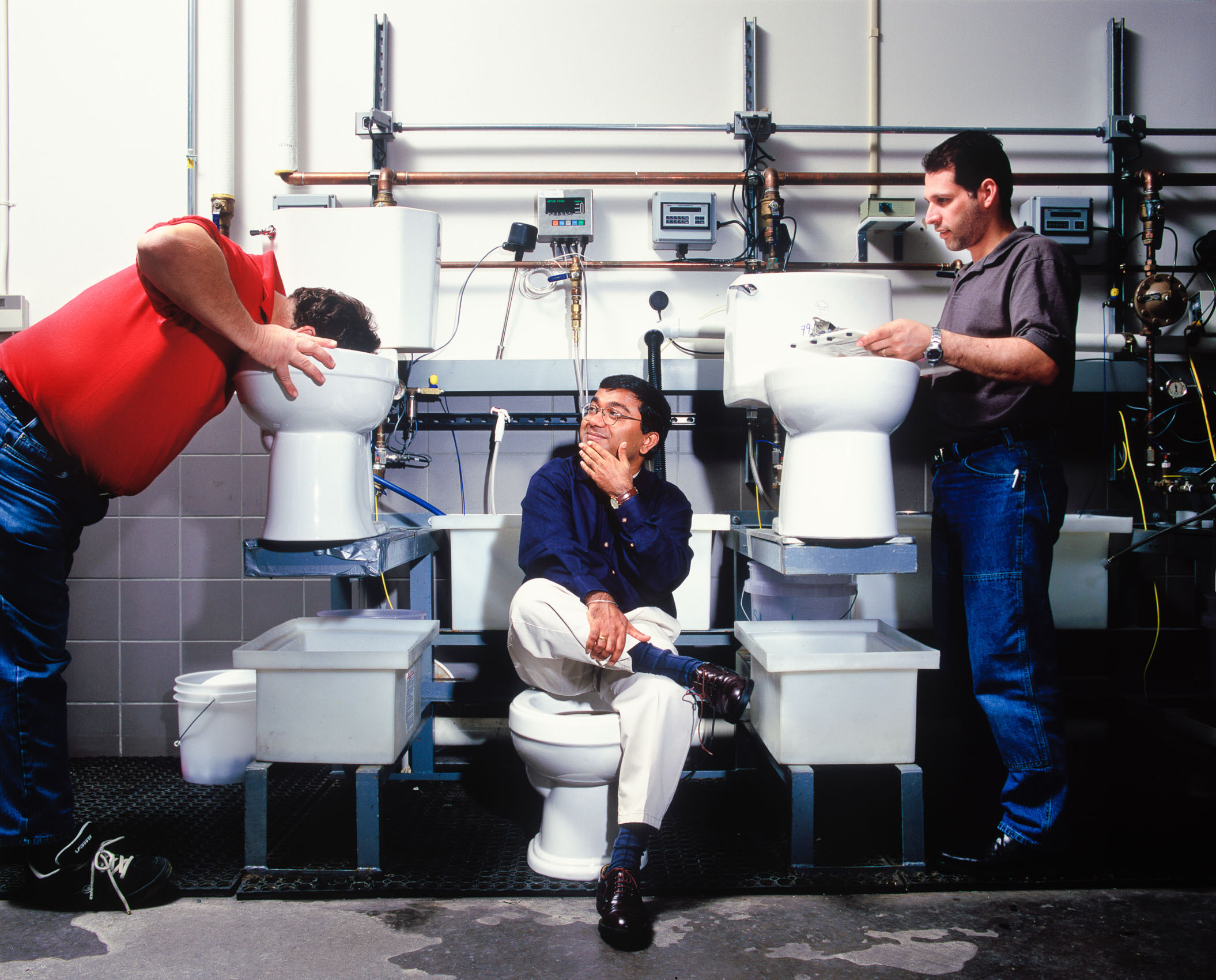 Toilet Testing at American Standard